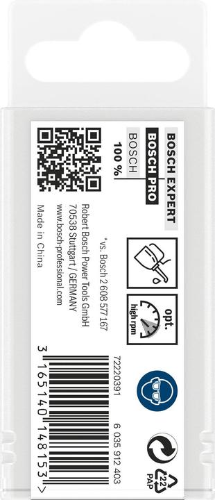 Produktbild Bosch Professional Zubehör PRO Metal HSS-G Spiralbohrer mit Doppelklinge, 5,1 x 17 x 62 mm (5.1 mm)