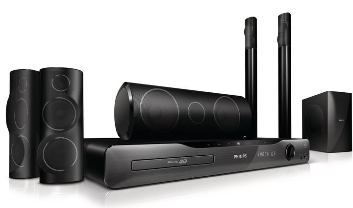 Philips Home Cinéma 5 enceintes HTS5582/12 (1 pièce, 1000 W)