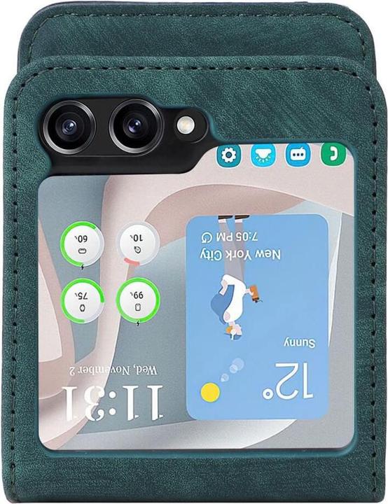 Produktbild Cover-Discount Galaxy Z Flip6 - Pratkische Hülle mit Kartenfächern (Samsung Galaxy Z Flip6)