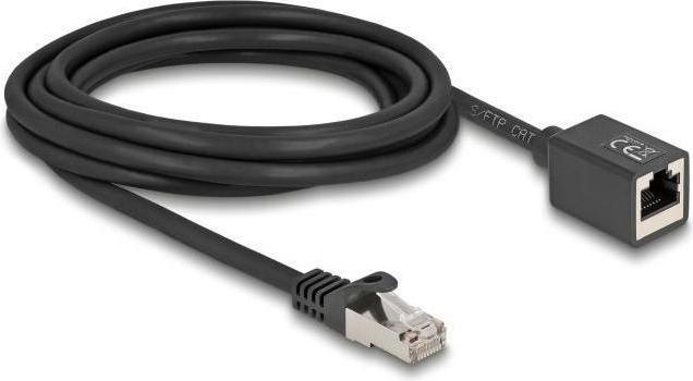 Produktbild Delock Netzwerk Verlängerungskabel RJ45 Stecker zu RJ45 Buch (S/FTP, CAT6a, 3 m)