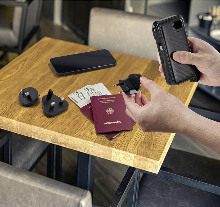 Image du produit Voltcraft VC-PBP3164CB Powerbank 10000 mAh Li-Ion Schwarz (10000 mAh)