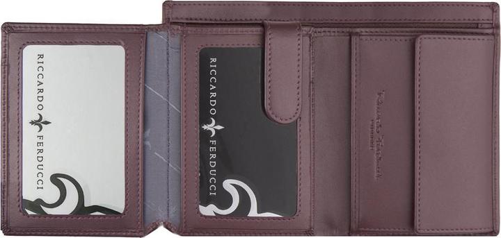 Actual product image Riccardo Ferducci Unisex billfold, zip compartment in the note compartment, RFID