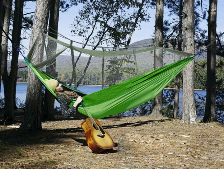 Produktbild Verk Group Camping-Hängematte mit Moskitonetz (150 kg)