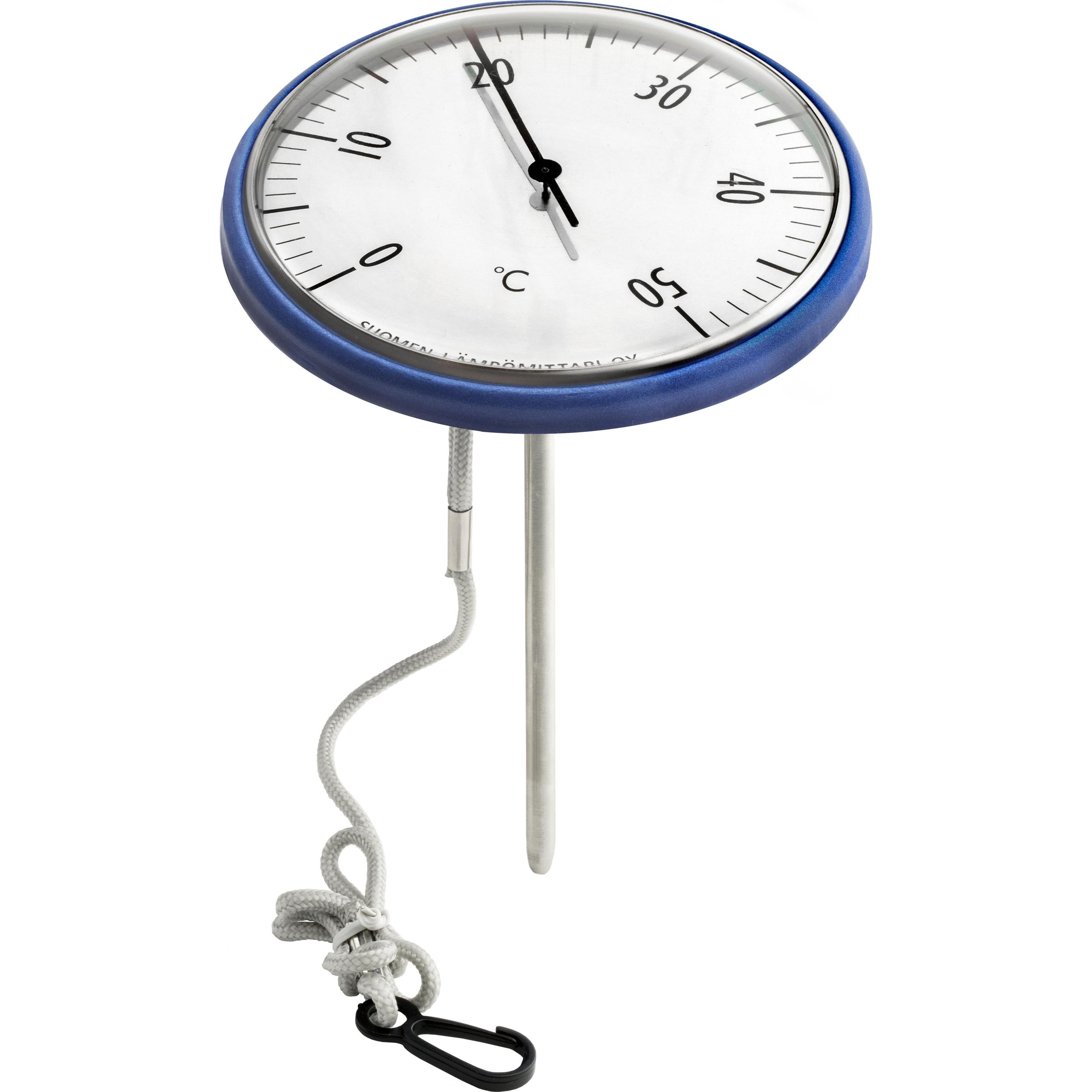Thumbnail - Suomen Lämpömittari Oy 139 -kelluva vesil??mp??mittari, Thermometer + Hygrometer