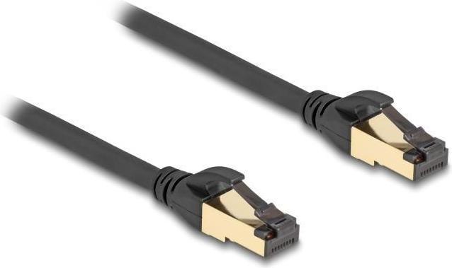 Produktbild Delock RJ45 Netzwerkkabel Cat.6A Stecker zu S/FTP schwarz 15 m mit Cat.7 Rohkabel - Net (S/FTP, CAT7, 15 m)