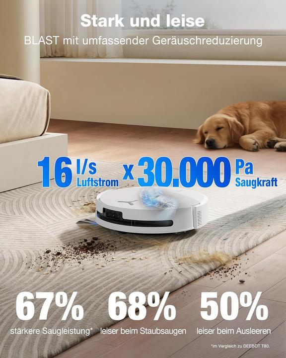 Produktbild Ecovacs Deebot T90 Omni Saugroboter mit Wischfunktion (30000 Pa)