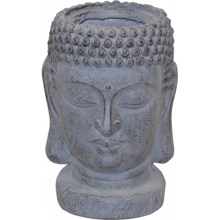 Möbel Direkt Online, Blumentopf, Buddha-Kopf I (23 cm)