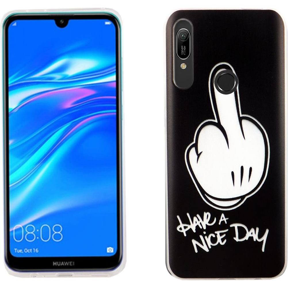 König Design Huawei P Smart Z Hülle Case Handy Cover Schutz Tasche Schutzhülle Etuis Schwarz (Huawei P Smart Z), Smartph...
