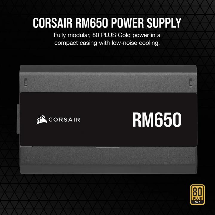 Actual product image Corsair RM650 (650 W)