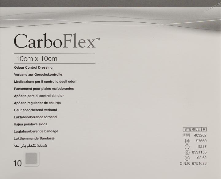 Image du produit Carboflex Aktivkohle Verband 10x10cm steril