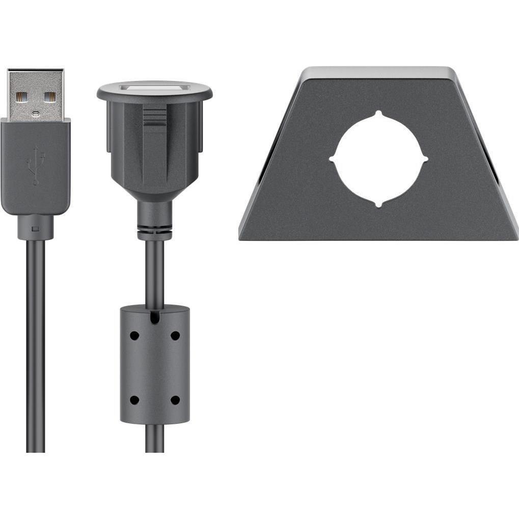 Thumbnail - Goobay Hi-Speed Verlängerungskabel (2 m, USB 2.0), USB Kabel