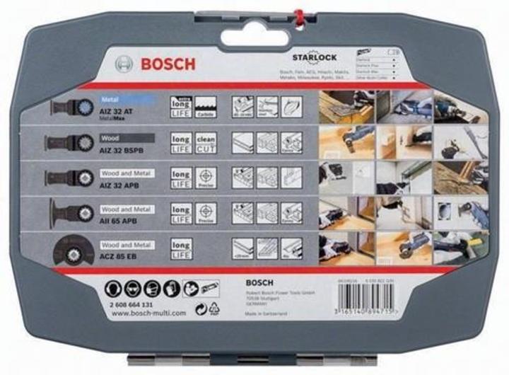 Produktbild Bosch Professional Zubehör Starlock Sägeblatt Set, 5-tlg, Thekendisplay, TU5