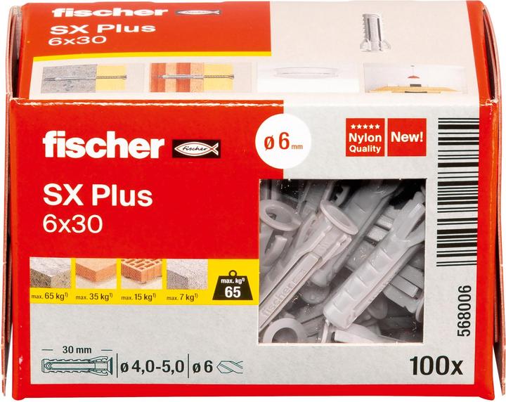 Produktbild Fischer Dübel SX Plus 6x30