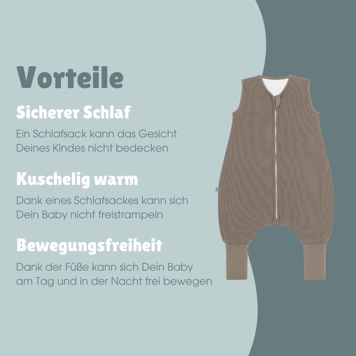 Actual product image Emma & noah Schlafsack mit Umschlag-Fuss 2.5 TOG (100 cm, 2.5 TOG, Winter)