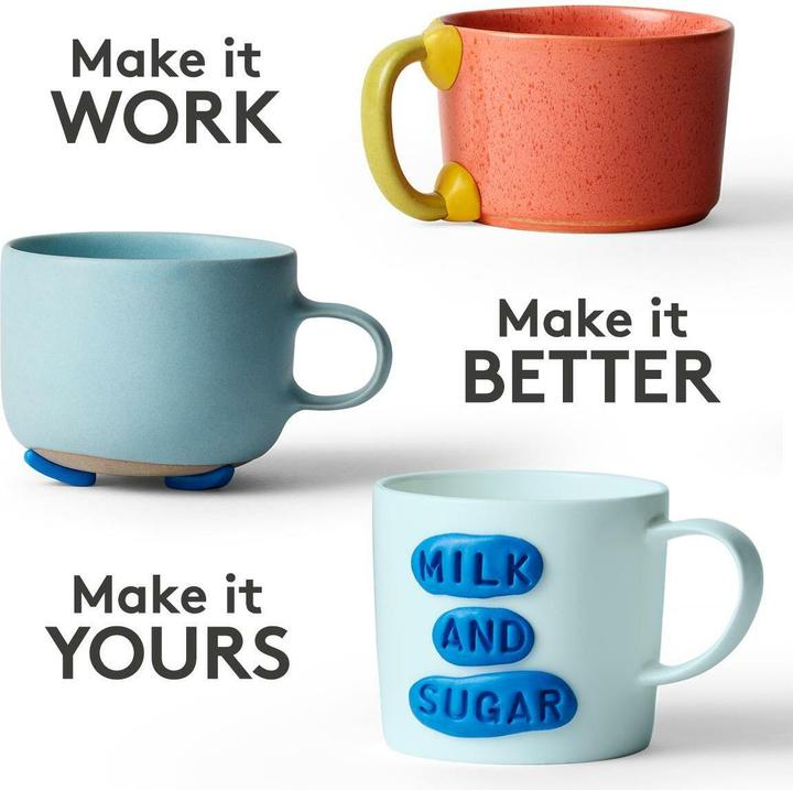 Image du produit Sugru by tesa Sugru 8x colle malléable à usage général, colle polyvalente pour décorer, coller & réparer (28 g)