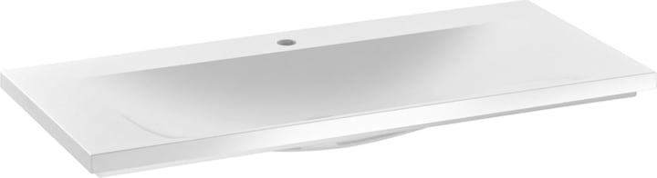 Actual product image Keuco Mineral cast WC ROYAL REFLEX m 1L-Boh white alpine 1000x30x490mm (490 mm, 1000 mm)