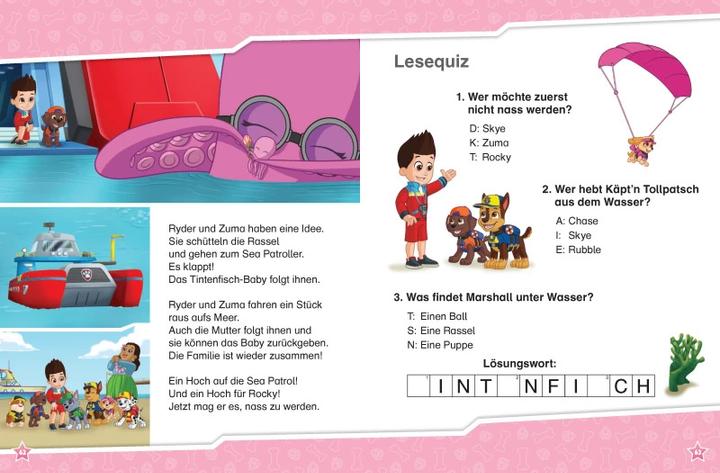Image du produit Lesen lernen mit der PAW Patrol: Mit 8 Geschichten für Erstleser (Allemand, Éditions Schwager & Steinlein, 2022)