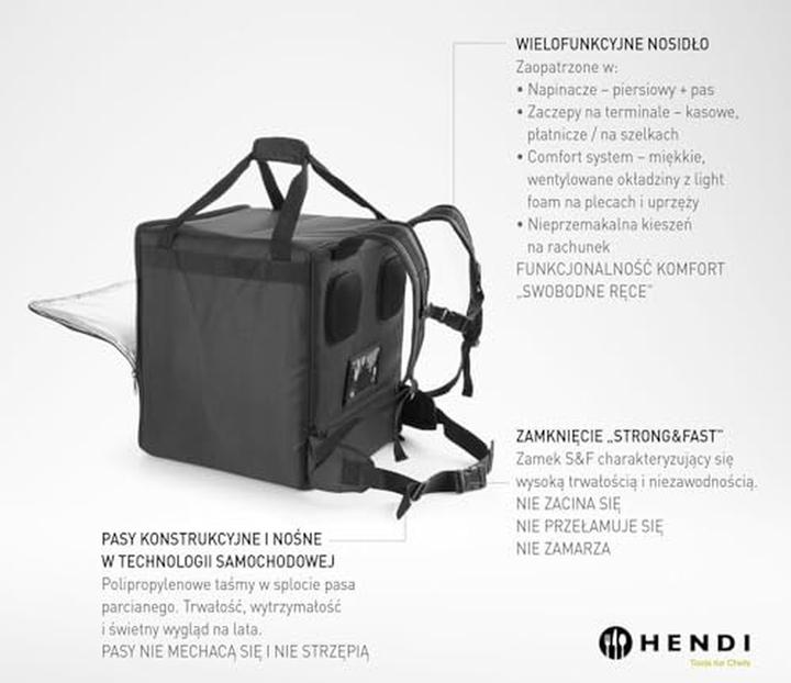 Actual product image Hendi Pizza Service Bag - Backpack