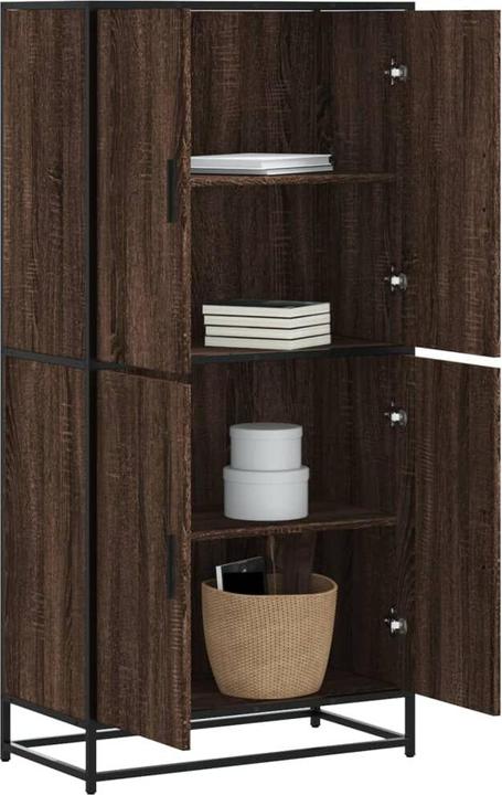 Image du produit vidaXL Highboard Commode Commode buffet Armoire haute imitation chêne (68 x 35 x 139 cm)