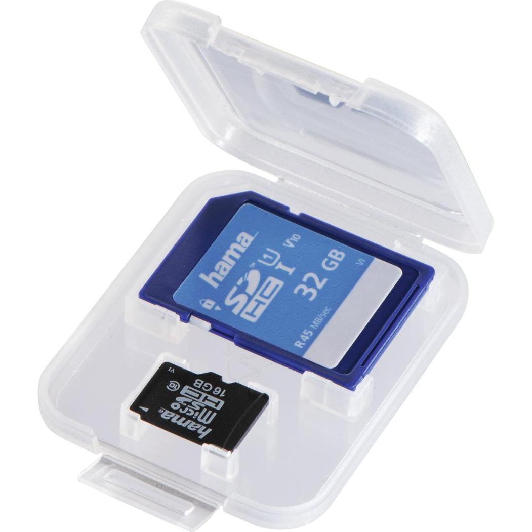 Thumbnail - Hama Duocase (Speicherkartenhülle), Digitalkamera Zubehör, Transparent