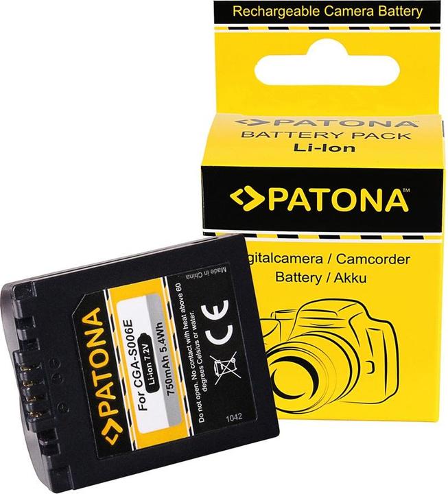 Produktbild Patona Panasonic CGA-S006E (Kamera Akku)