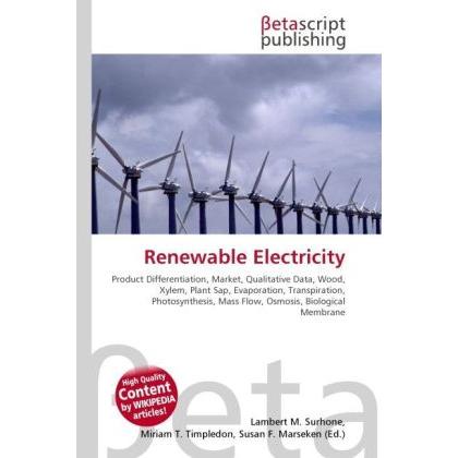 Renewable Electricity, Fachbücher von Lambert M. Surhone, Susan F. Marseken, Miriam T. Timpledon