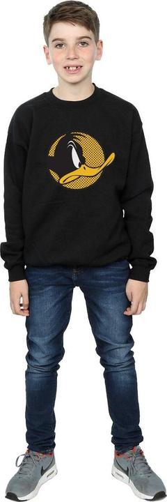 Actual product image Looney Tunes Boys Daffy Duck Dotted Profile Sweatshirt (128)