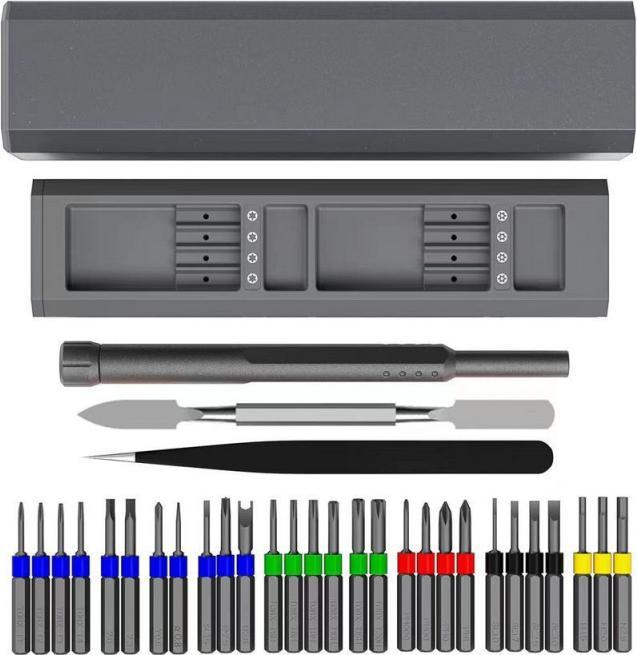 Actual product image OEM Consumables! Set of service screwdrivers, 30-in-1 aluminum bits