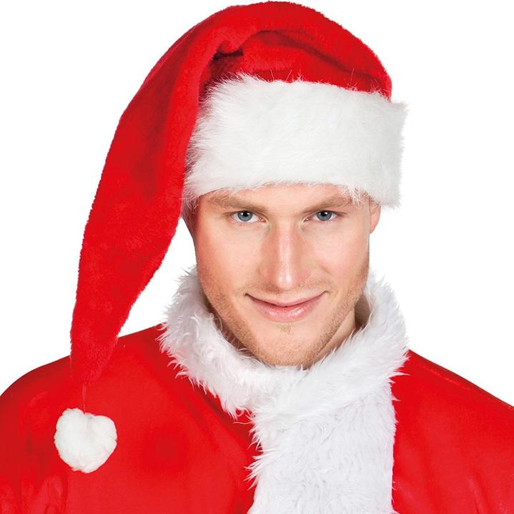 2 Cappelli Di Babbo Natale In Maglia Morbida Con Bordo In Pelliccia Sintetica - Taglia Unica Elastica Per Adulti E Bambini