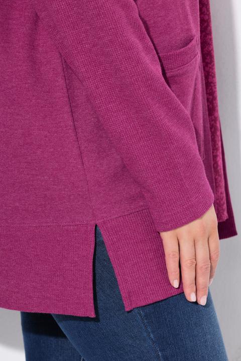 Actual product image Ulla Popken Open Shape Long Sleeve Sweatshirt (56)