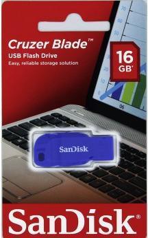Actual product image SANDISK Cruzer Blade (16 GB, USB-A)