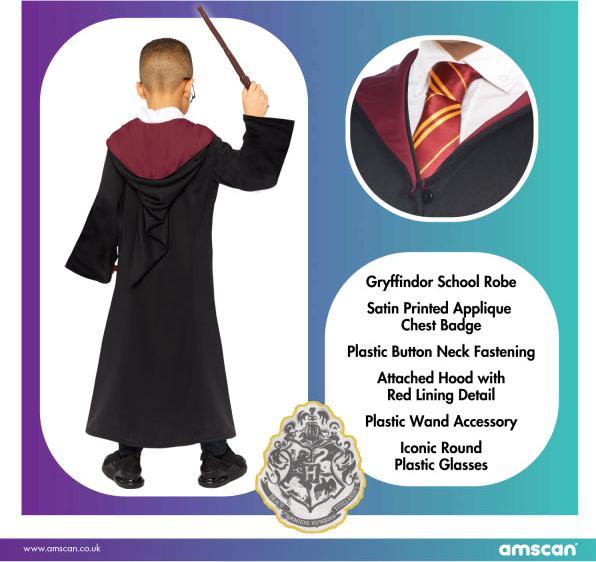 Immagine prodotto Amscan Costume Harry Potter 8-10 anni (128)