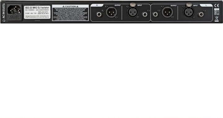 Actual product image Omnitronic ISO-23 MK2 DJ isolator