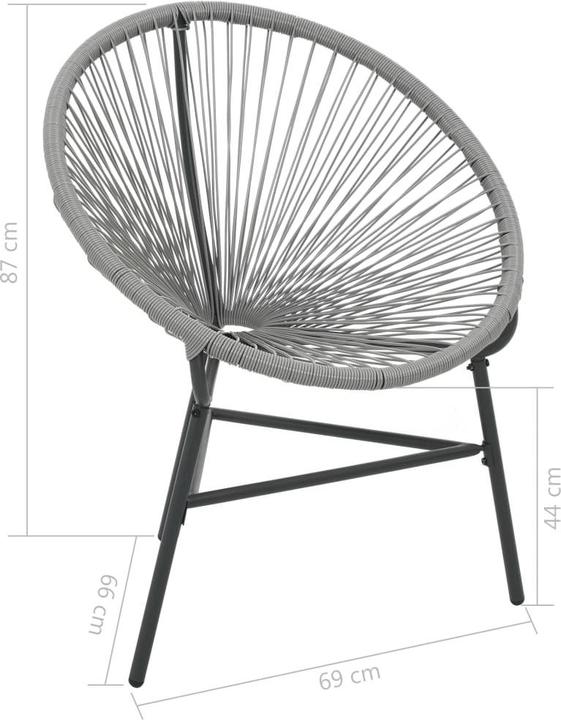Produktbild vidaXL Mondstuhl