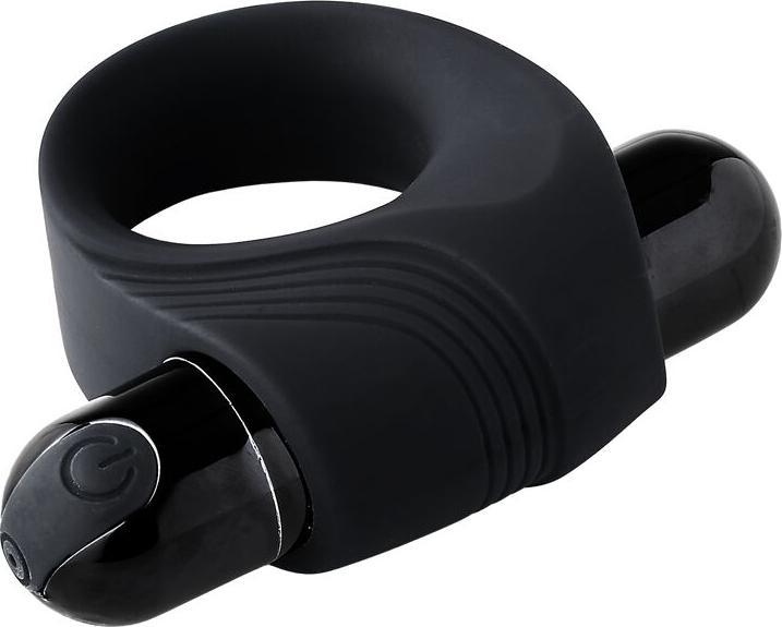 Actual product image Dreamtoys Ramrod ANILLO CON BALA VIBRADORA - Negro (3.20 cm)