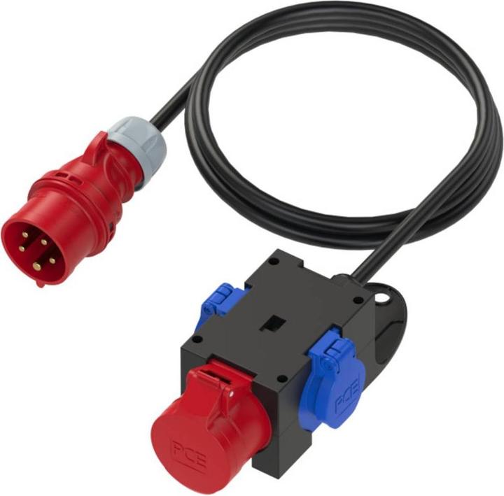 Productafbeelding PCE CEE stroomverdeler (3 x, CEE, CEE 7/3)