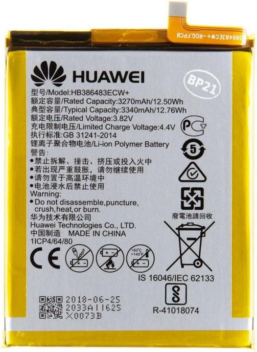 Immagine prodotto Huawei HB386483ECW Batteria 3270 mAh Li-Pol (Service Pack) (Accumulatore di carica elettrica, Honor 6X)
