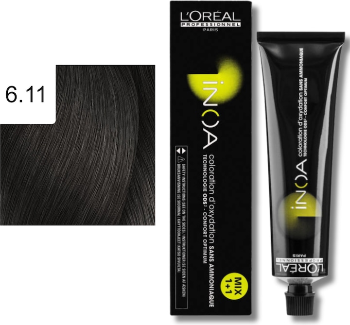 Actual product image L'Oréal Professionnel Inoa (6.11 Dark blonde Deep ash)