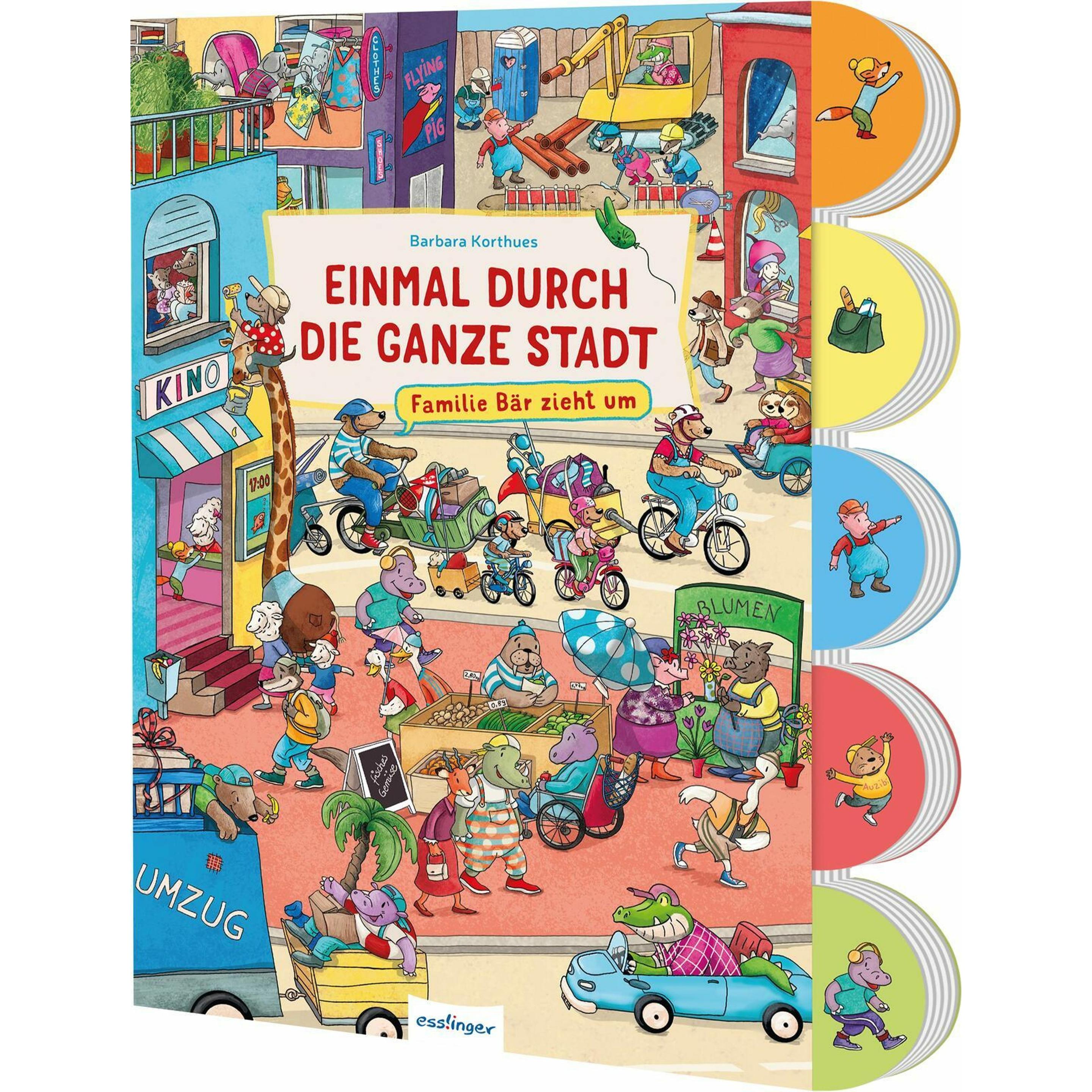 Einmal durch die ganze Stadt, Libro per bambini di Barbara Korthues