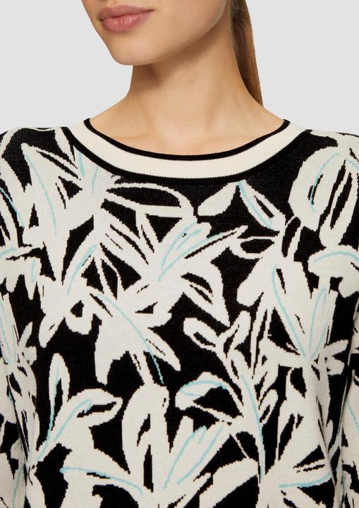 Actual product image S.Oliver Kleid Strickkleid mit Intarsienmuster (38)
