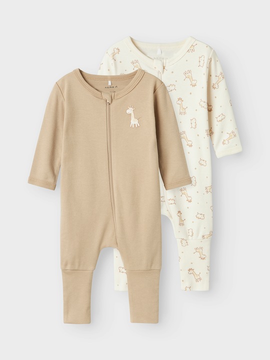 Image du produit Name it Nbnnightsuit 2p Zip Ff Jet Giraffe Noos (68)