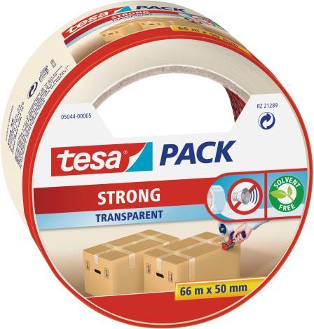 Produktbild tesa emballagetape Strong transparent 66 m (50 mm)