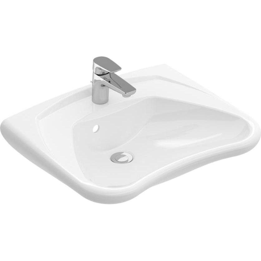 Thumbnail - Villeroy & Boch, Waschbecken, Waschbecken ViCare unterfahrbar 60 x 49 cm wei 71196101 (490 mm, 600 mm)