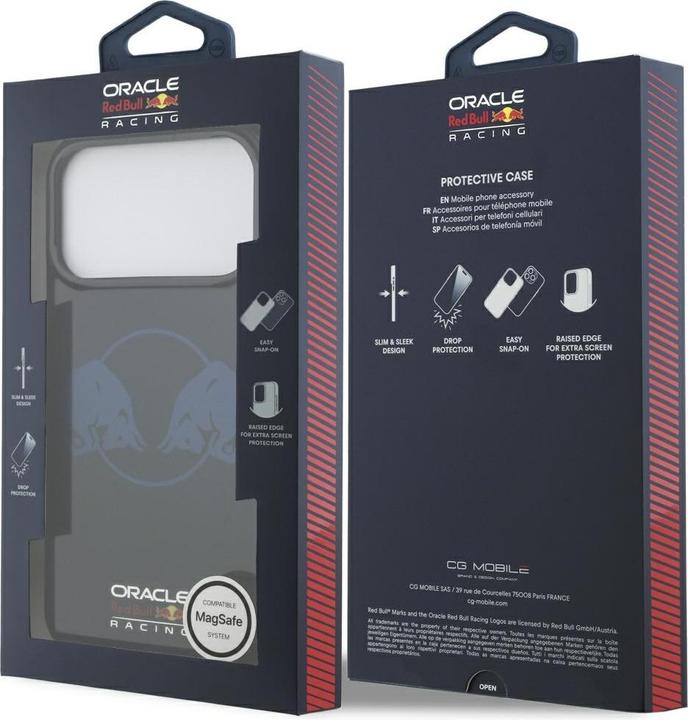 Produktbild Red Bull Etui IML Transparent Two Bulls MagSafe do iPhone 17 Pro Max granatowy (Apple iPhone 17 Pro Max)