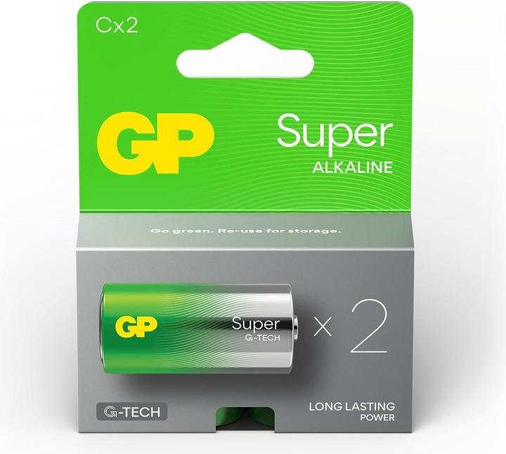 Produktbild GP Batteries Super (2 Stk., C)