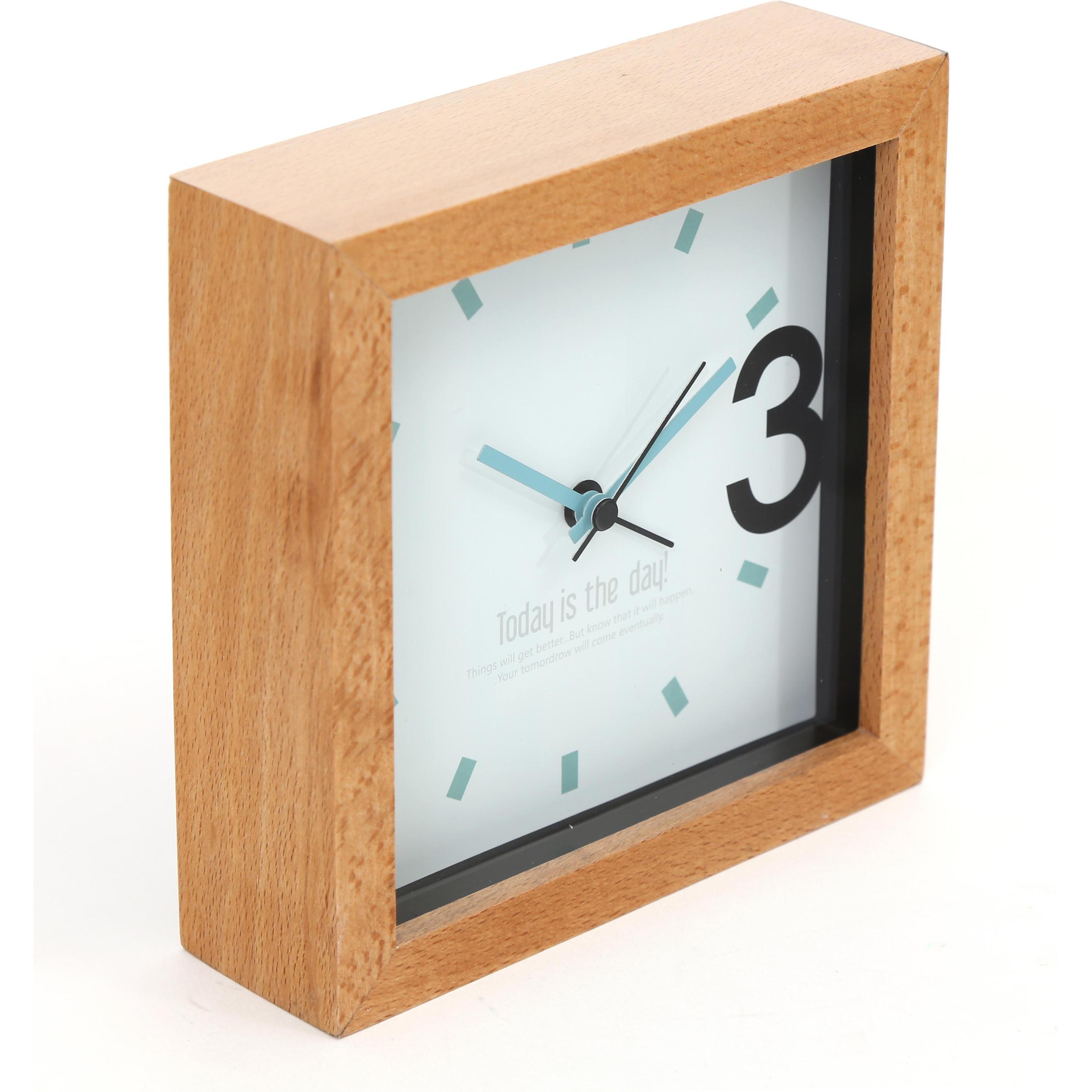Platinet, Wecker, laikrodis 43623 /ALARM CLOCK WOODEN APRIL