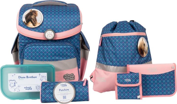 Produktbild School-Mood Timeless Air+ Schulranzen-Set 7tlg. (27 l)