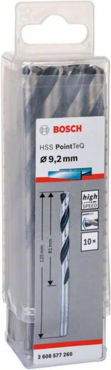Actual product image Bosch Professional Zubehör HSS twist drill PointTeQ (9.2 mm)