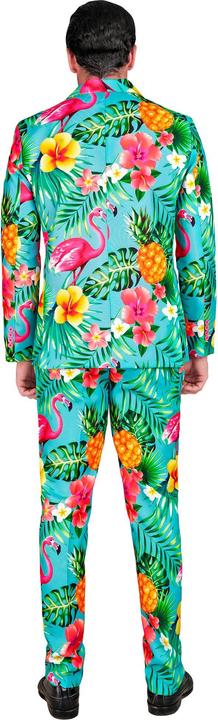 Produktbild Widmann Party Fashion Anzug mit Neon Flamingo Muster Jackett & Hose (S)