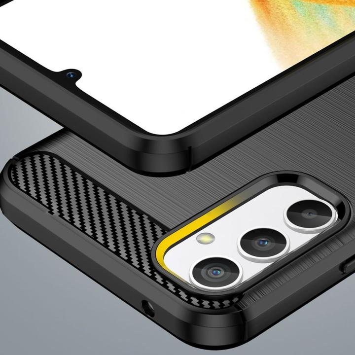 Immagine prodotto Hurtel Custodia in carbonio per Realme 10 Pro custodia in silicone flessibile in carbonio nero (Realme 10 Pro)